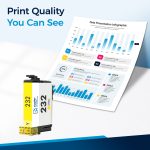 Compatible Epson 232 Yellow Ink Cartridge - T232420-S - Image 4