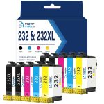 Compatible Epson 232XL Black and 232 Color Ink Cartridges 10-Pack