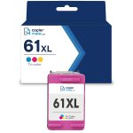 Compatible HP 61XL Tri‑Color Ink Cartridge | High Yield