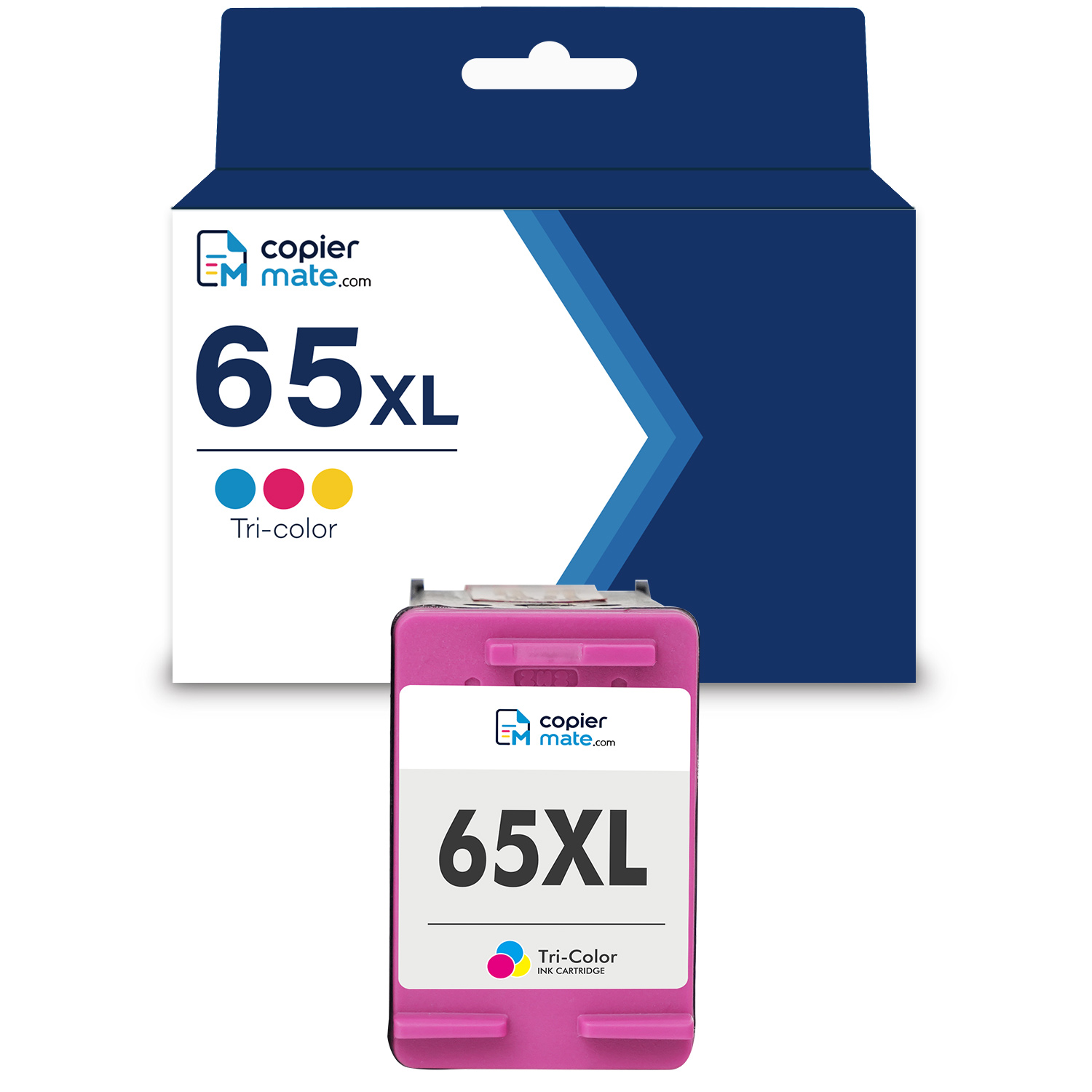65XL-CMY Compatible HP 65XL Tri‑Color Ink Cartridge | High Yield - Image 1