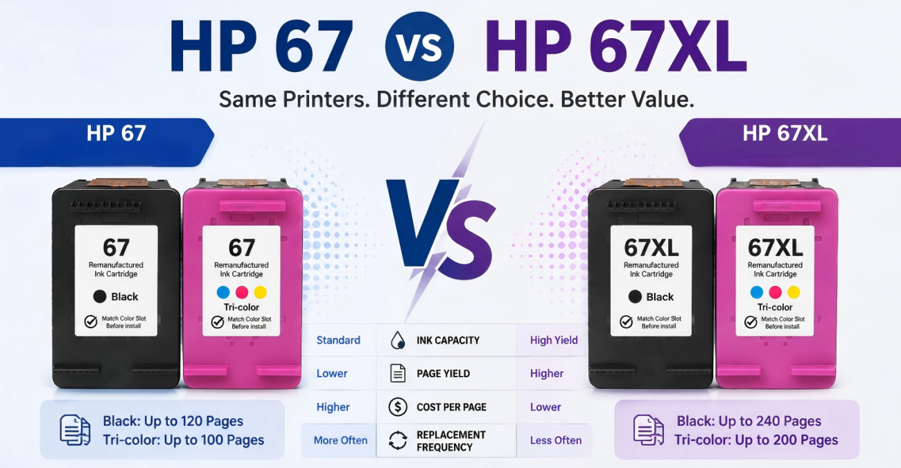 HP 67 VS HP 67XL