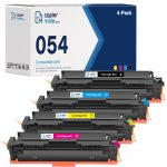 Compatible Canon 054 Toner Cartridge 4-Pack | Standard Capacity