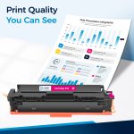 Compatible Canon 054 Magenta Toner Cartridge - Standard Yield - Image 4