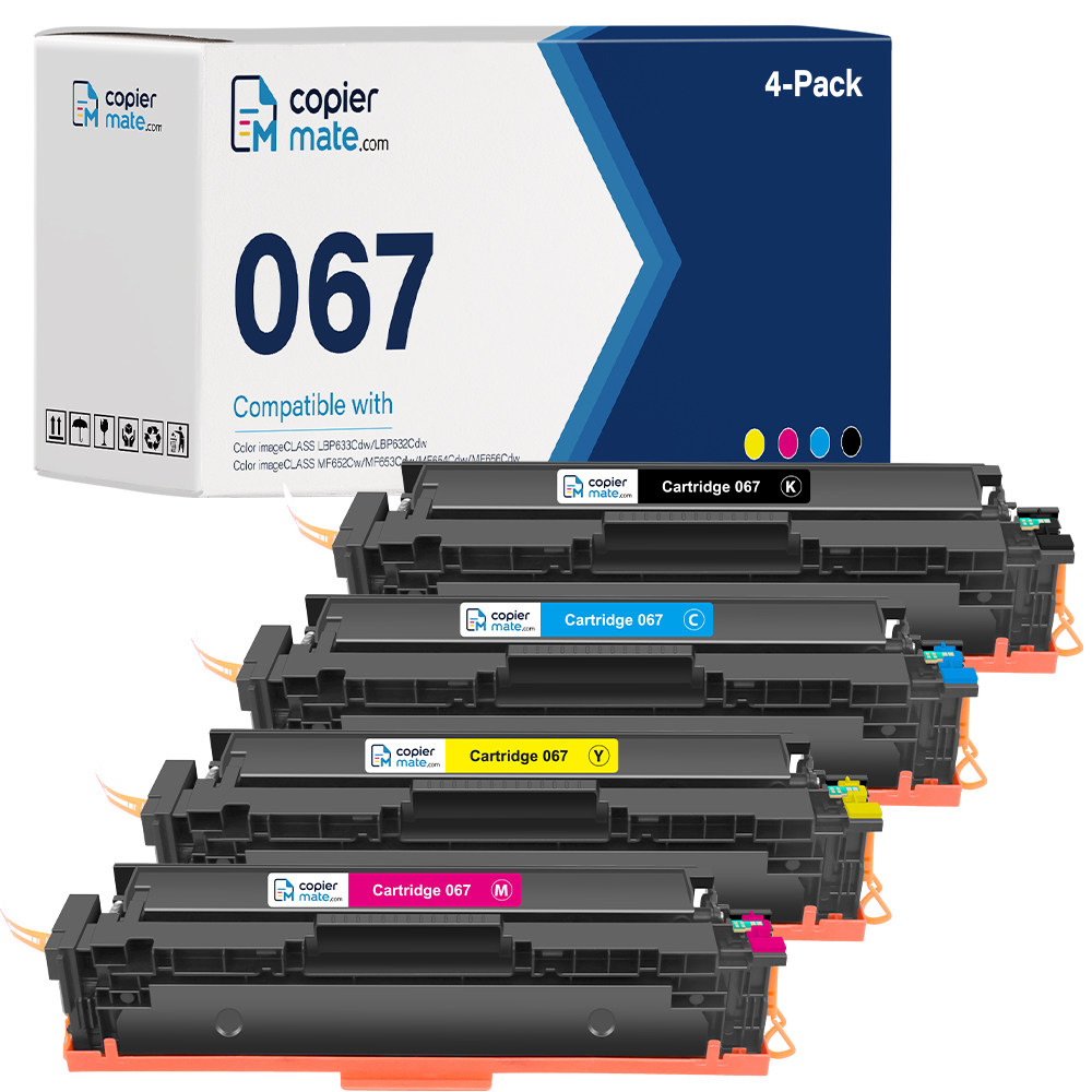 Cartridge 067-主图-KCMY Compatible Canon 067 Toner Cartridge 4-Pack | Standard Yield - Image 1