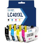 Compatible Brother LC401XL Ink Cartridge 4-Pack | High Yield
