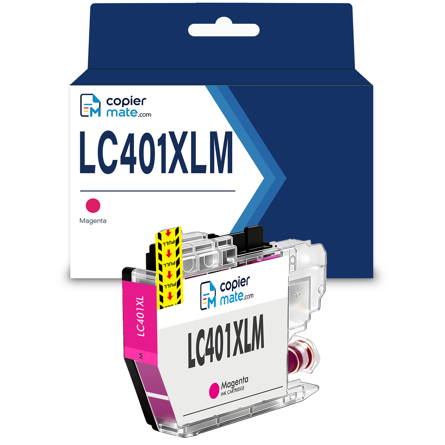 LC401XL-M Compatible Brother LC401XLM Magenta Ink Cartridge - High Yield - Image 1