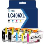 Compatible Brother Ink LC406XL 5-Pack | High Yield