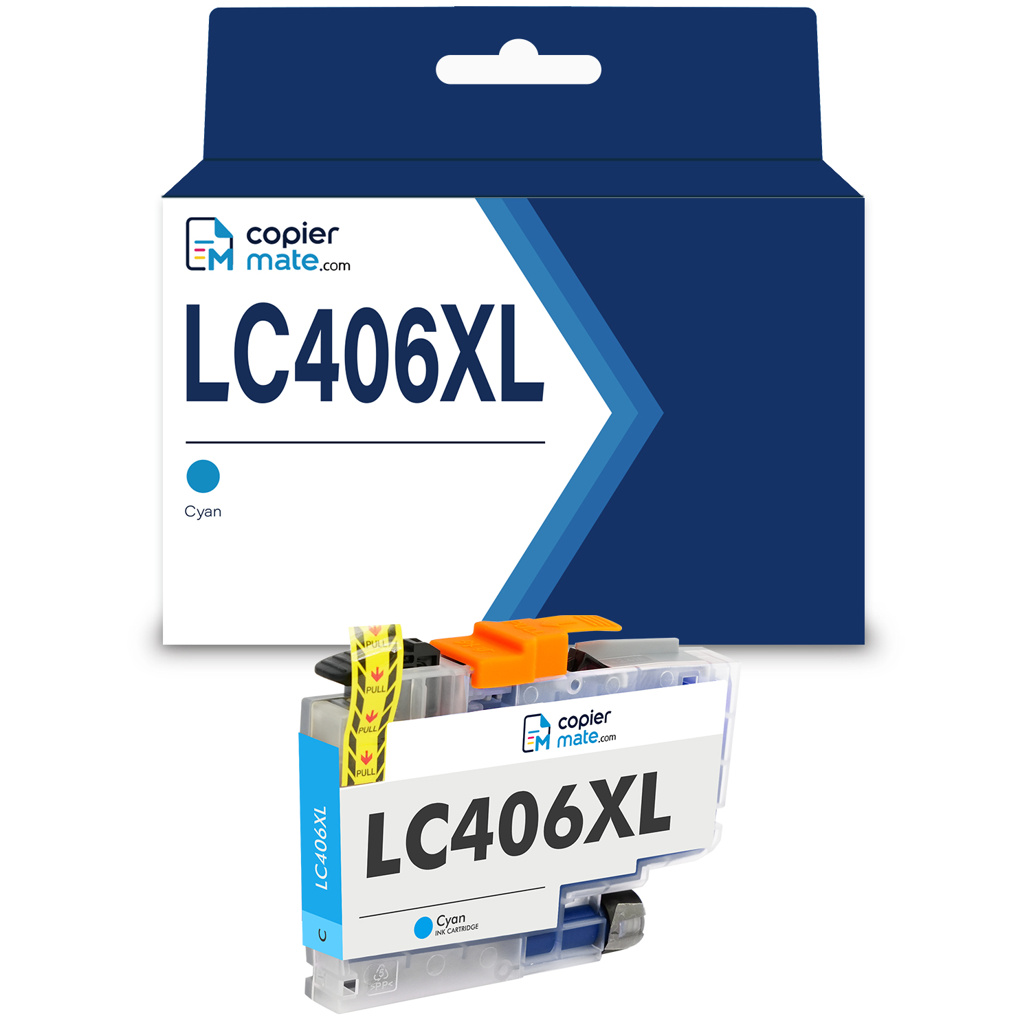 LC406XL-C Compatible Brother LC406XL Cyan Ink Cartridge - Image 1
