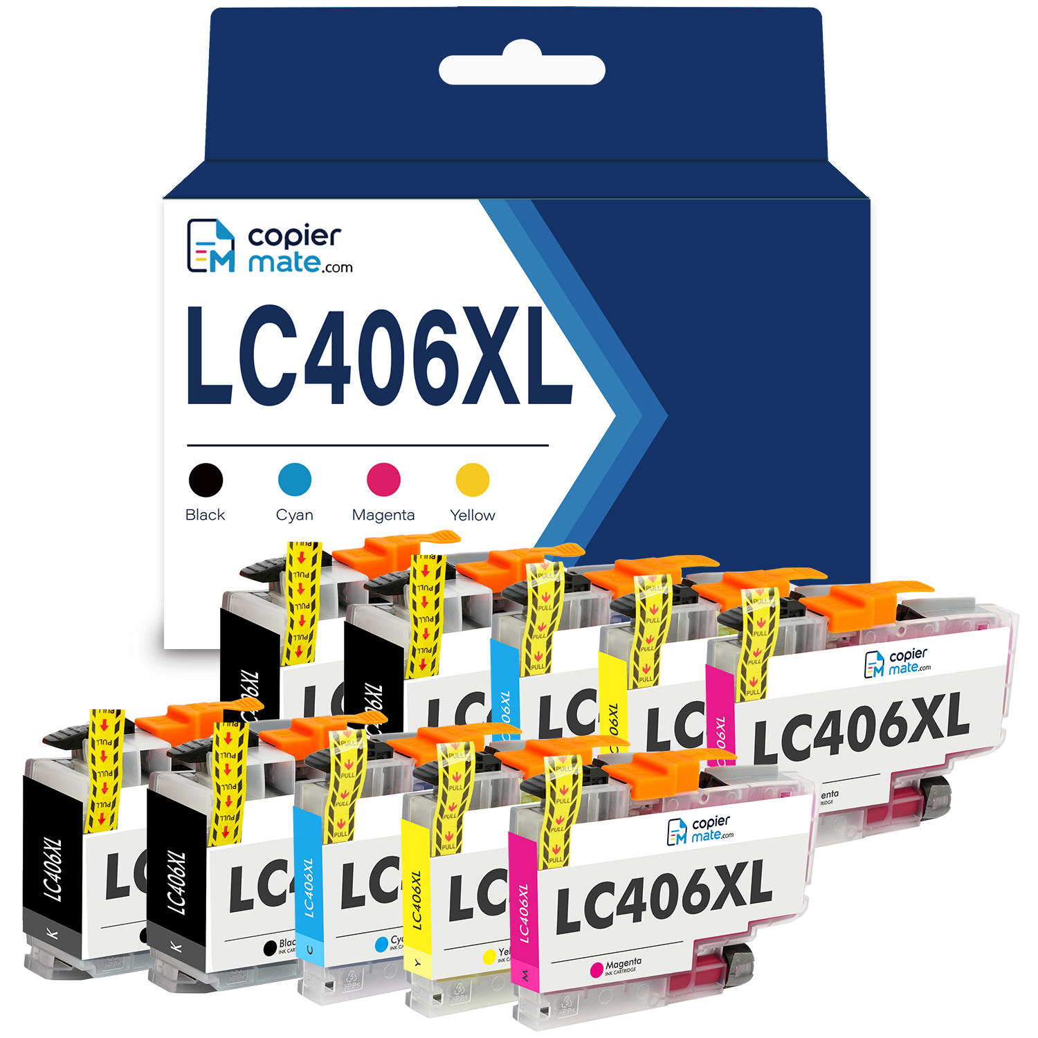LC406XL-KCMY-10 Compatible Brother Printer Ink LC406XL 10-Pack - Image 1