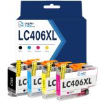 Compatible Brother LC406XL Ink Cartridge 4-Pack - High Yield