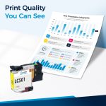 Compatible Brother LC501 Yellow Ink Cartridge - Standard Yield - Image 4