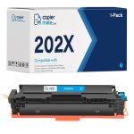 Compatible HP 202X Cyan Toner Cartridge | High Yield