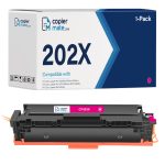 Compatible HP 202X Magenta High Yield Toner Cartridge