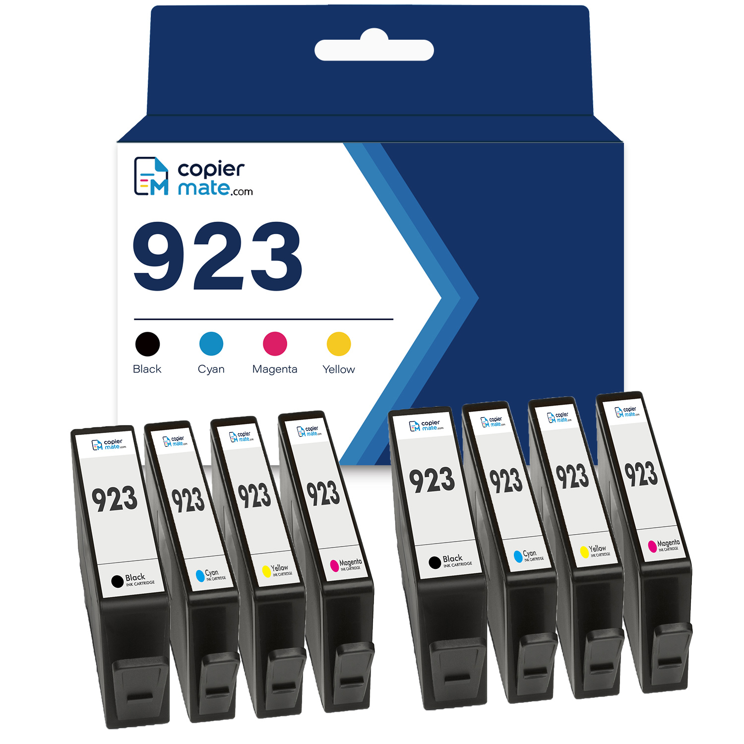 CM-923-KCMY-8 Compatible HP 923 Ink Cartridges 8-Pack | 2*KCMY - Image 1