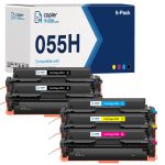 Compatible Canon 055H Toner Cartridge 5-Pack | High Yield