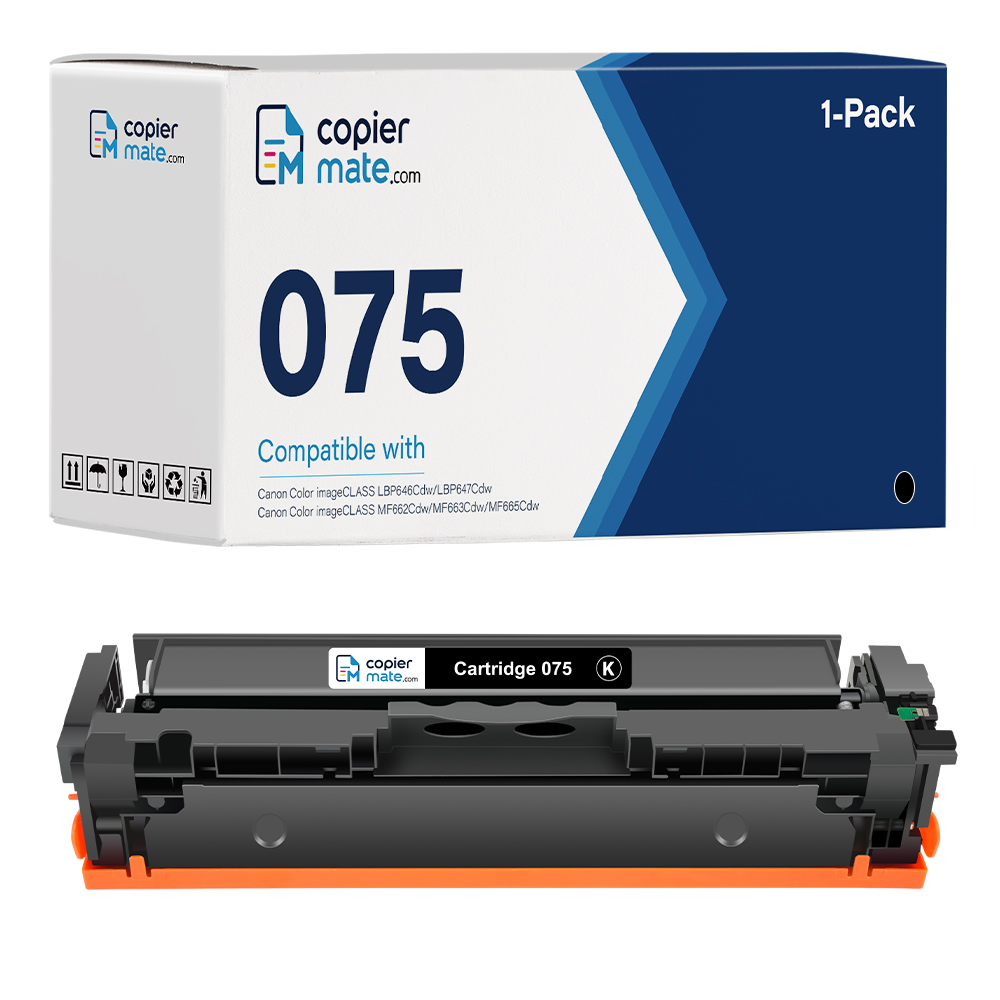 Cartridge 075-主图-K Compatible Canon 075 Black Toner Cartridge | Standard Yield - Image 1