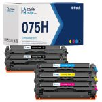 Compatible Canon 075H Toner Cartridge 5-Pack | High Yield
