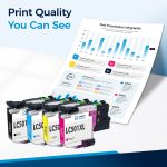 Compatible Brother LC501XL Ink Cartridges 10-Pack | 4 Black + 2 Cyan + 2 Magenta + 2 Yellow - Image 4