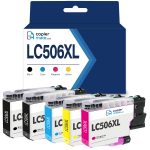 Compatible Brother LC506XL Ink Cartridges 5-Pack | High Yield