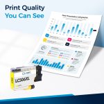 Compatible Brother LC506XL Yellow Ink Cartridge | High Yield - Image 4