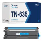 Compatible Brother TN635 Cyan Toner Cartridge | Standard Yield