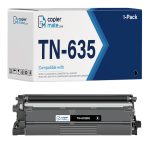 Compatible Brother TN635 Black Toner Cartridge | Standard Yield