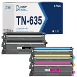 Compatible Brother TN635 Toner Cartridge 5-Pack | Standard Yield