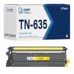 Compatible Brother TN635 Yellow Toner Cartridge | Standard Yield