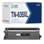 Compatible Brother TN635XL Black Toner Cartridge | High Yield