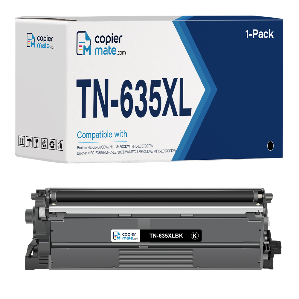 TN-635XL-主图-K Compatible Brother TN635XL Black Toner Cartridge | High Yield - Image 1