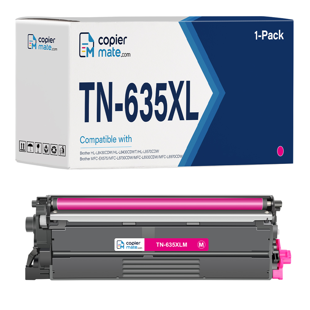TN-635XL-主图-M Compatible Brother TN635XL Magenta Toner Cartridge | High Yield - Image 1