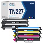 Compatible Brother TN227 5-Pack Toner Cartridge