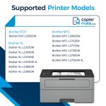 Compatible Brother TN760 Black Toner Cartridge 10-Pack - Image 2