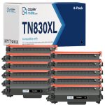 Compatible Brother TN830XL Black Toner Cartridge 10-Pack | High Yield