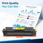 Compatible HP 414A Yellow Toner Cartridge | With Chip - Image 4