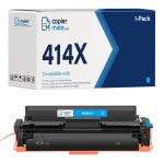 Compatible HP 414X Cyan Toner Cartridge | High Yield