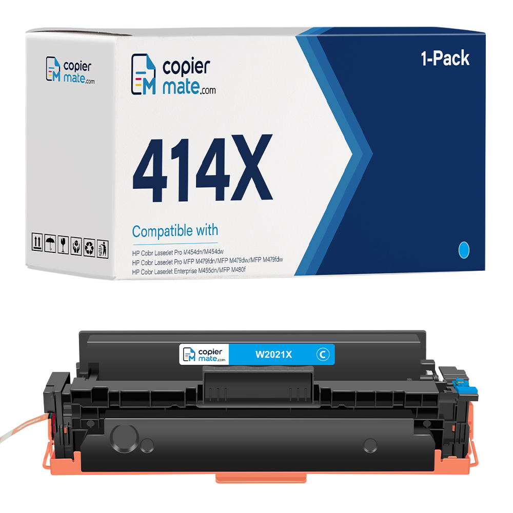W2020X-主图-C Compatible HP 414X Cyan Toner Cartridge | High Yield - Image 1