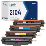 Compatible HP 210A Toner Cartridge 4-Pack | Standard Yield