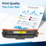 Compatible HP 210X Yellow Toner Cartridge | High Yield - Image 4