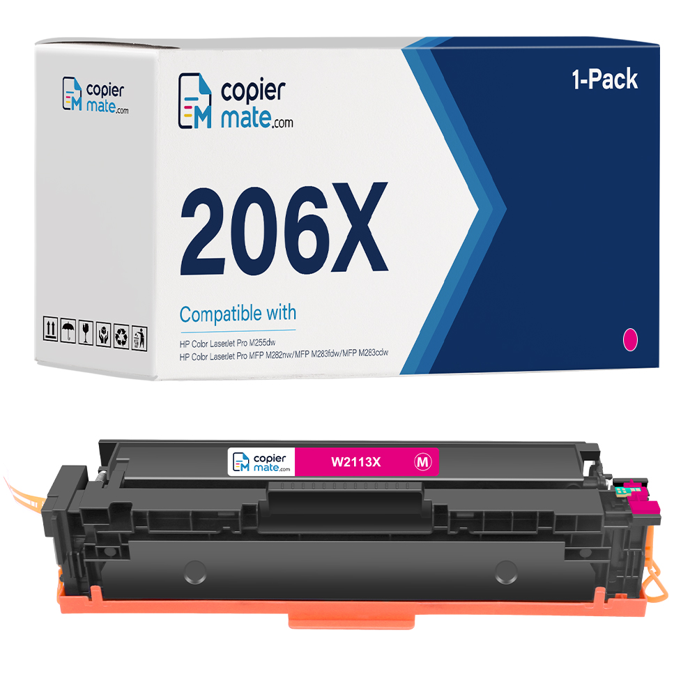 W2110X-主图-M Compatible HP 206X Magenta Toner Cartridge | High Yield - Image 1
