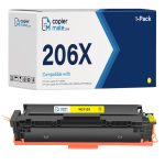 Compatible HP 206X Yellow Toner Cartridge | High Yield