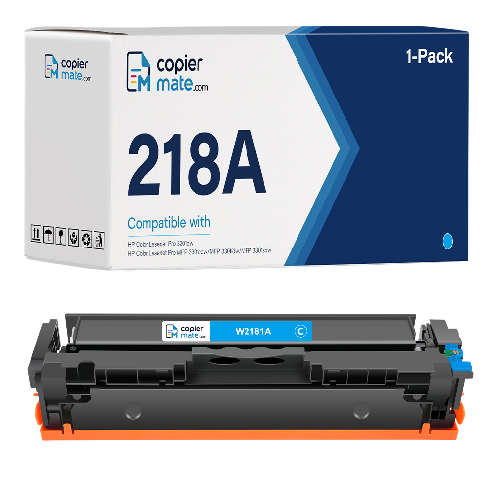 W2180A-主图-C Compatible HP 218A Cyan Toner Cartridge - Image 1
