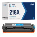 Compatible HP 218X Cyan Toner Cartridge | High Yield