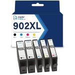 Compatible HP 902XL Ink Cartridge 5-Pack | With Chip
