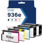 Compatible HP 936e/936XL Ink Cartridge 5-Pack | With Chip